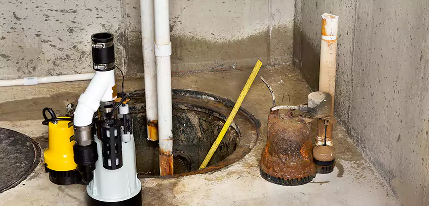 Installing Sump Pump in Finished Basement in Cartersville, GA