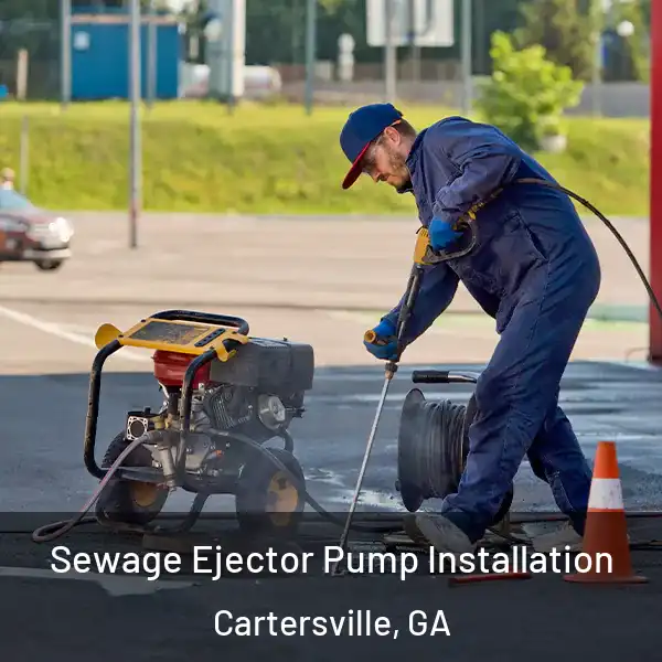 Sewage Ejector Pump Installation Cartersville, GA